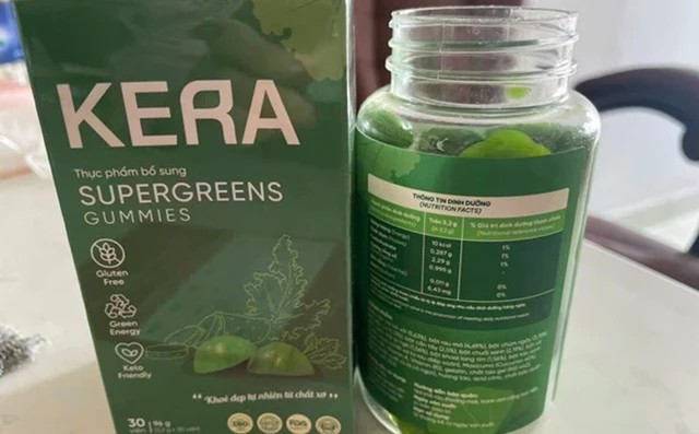 Kẹo rau củ Kera là hàng giả, cơ quan chức năng tìm người bị hại