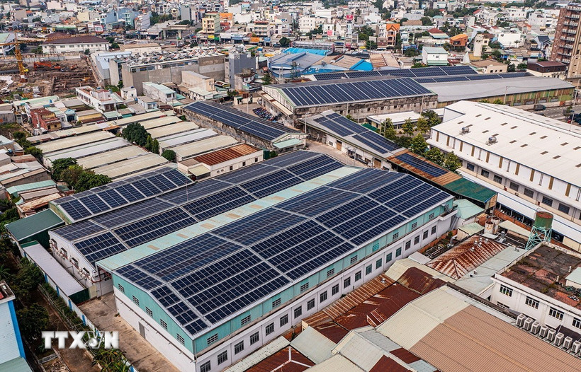 Bất động sản công nghiệp tại Thành phố Hồ Chí Minh. (Ảnh: Hồng Đạt/TTXVN)