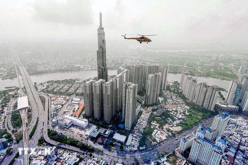Một góc Thành phố Hồ Chí Minh. (Nguồn: TTXVN)