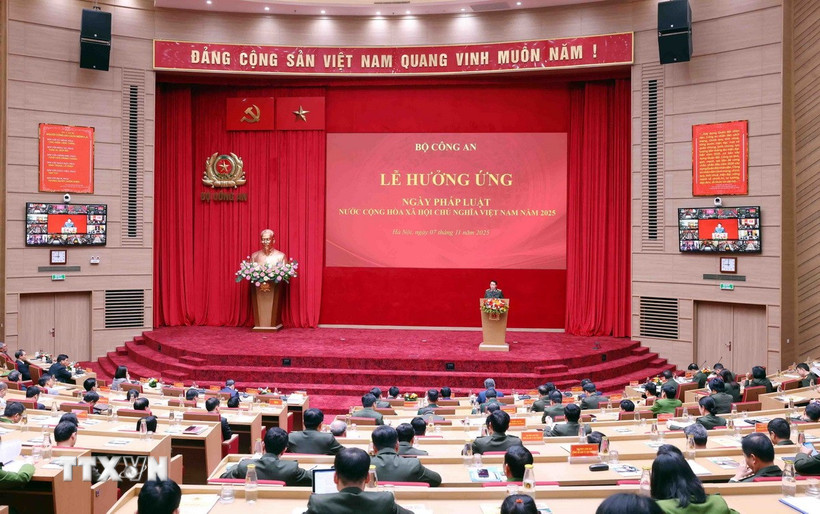 Quang cảnh buổi lễ. (Ảnh: Phạm Kiên/TTXVN)