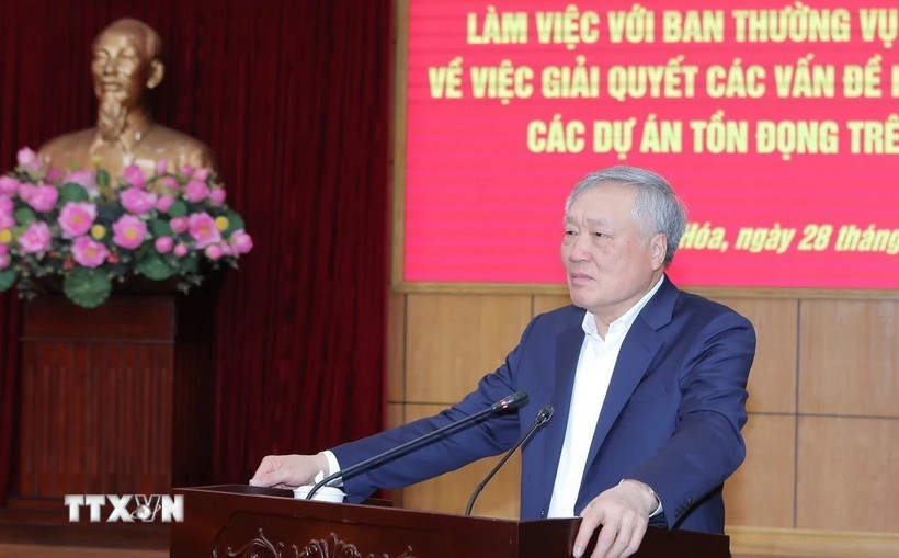 Phó Thủ tướng Thường trực Chính phủ Nguyễn Hòa Bình phát biểu. (Nguồn: TTXVN)