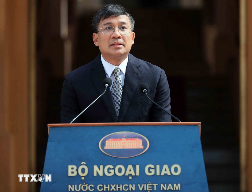 Thứ trưởng Thường trực Bộ Ngoại giao Nguyễn Minh Vũ. (Ảnh: An Đăng/TTXVN)