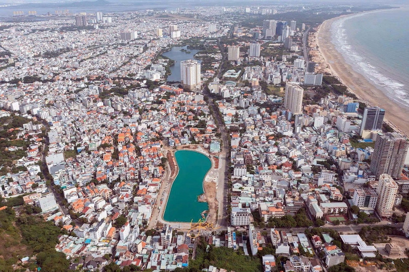 Một góc thành phố Vũng Tàu. (Ảnh: Đoàn Mạnh Dương/TTXVN)