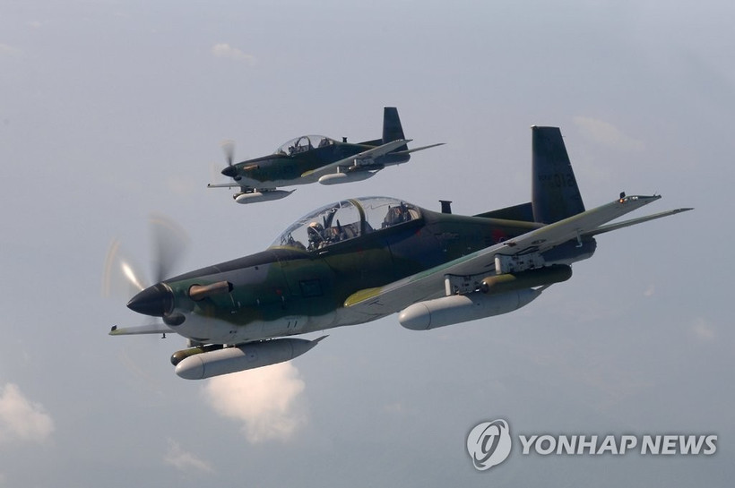 Máy bay tấn công hạng nhẹ KA-1. (Nguồn: Yonhap)