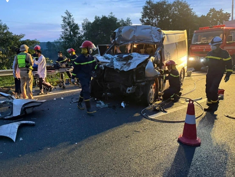 Hiện trường vụ tai nạn. (Nguồn: Báo Điện tử Chính phủ)