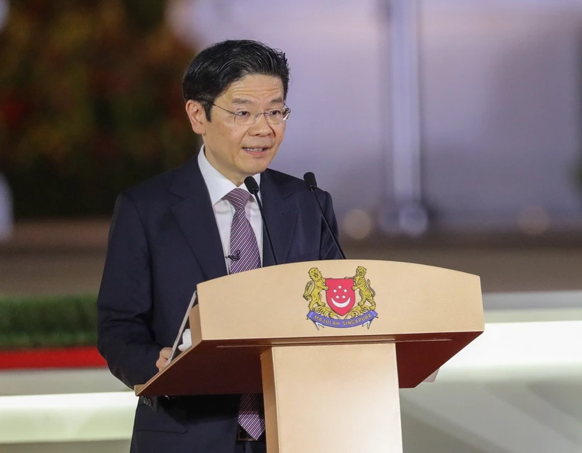 Singapurs Premierminister Lawrence Wong. (Foto: THX/TTXVN)