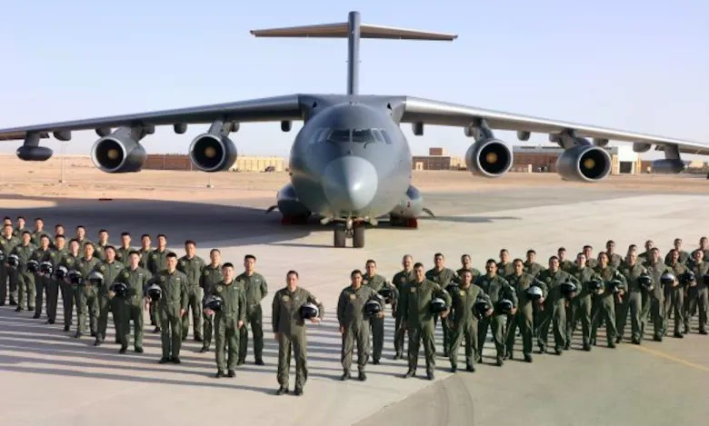 Lực lượng tham gia cuộc tập trận không quân chung giữa Ai Cập và Trung Quốc. (Nguồn: Văn phòng phát ngôn viên Ai Cập)