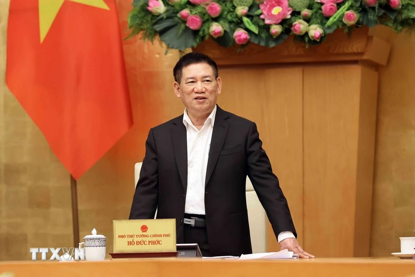 Phó Thủ tướng Hồ Đức Phớc. (Ảnh: An Đăng/TTXVN)