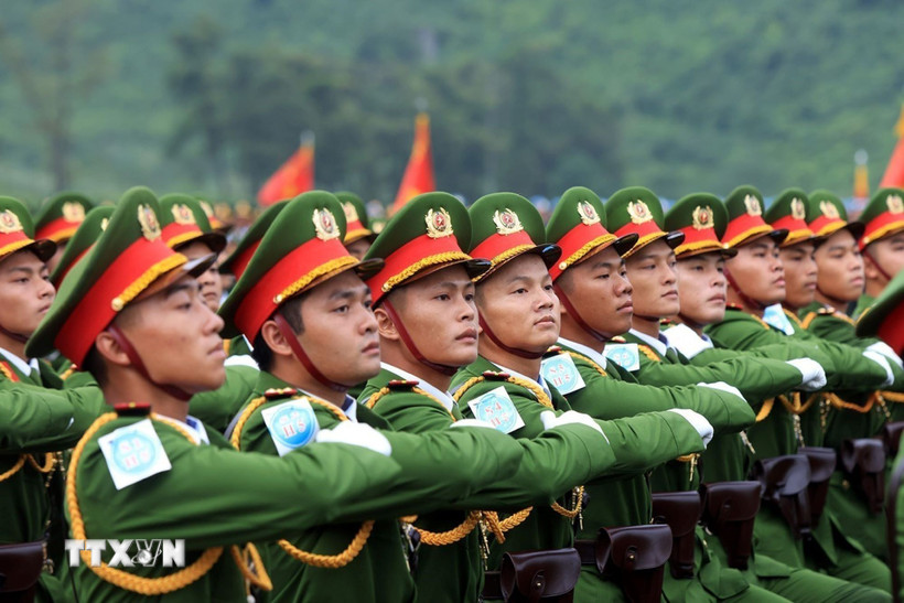 Chiến sỹ Công an nhân dân. (Ảnh minh họa: Tuấn Anh/TTXVN)