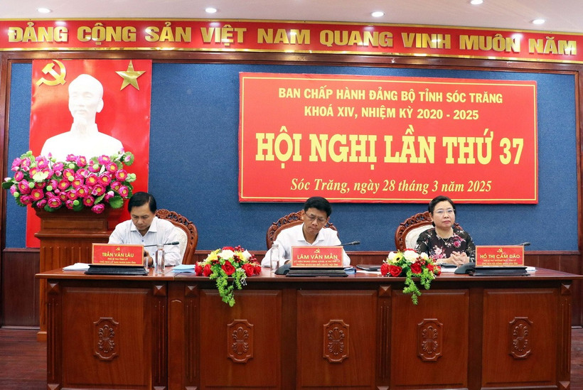 Chủ tọa Hội nghị. (Ảnh: Trung Hiếu/TTXVN)