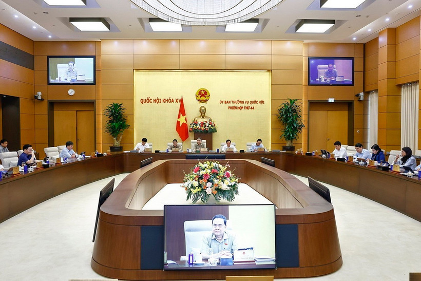 Chủ tịch Quốc hội Trần Thanh Mẫn phát biểu. (Ảnh: Doãn Tấn/TTXVN)