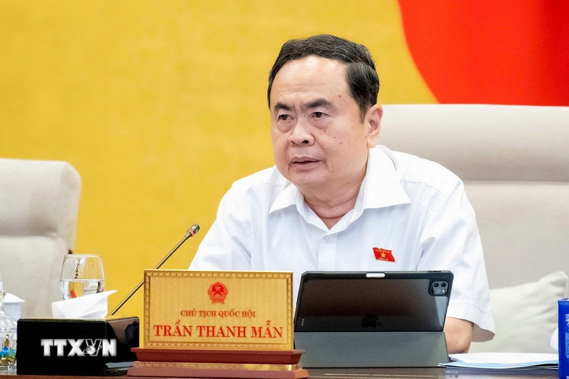 Ủy viên Bộ Chính trị, Chủ tịch Quốc hội Trần Thanh Mẫn. (Nguồn: TTXVN)