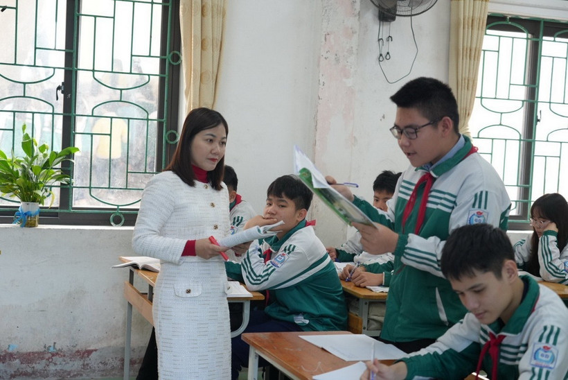 Sau Tết Nguyên đán, phần lớn các trường trung học cơ sở, trung học phổ thông trên địa bàn tỉnh Nghệ An đã ngừng dạy thêm ở trường. (Ảnh: Bích Huệ/TTXVN)