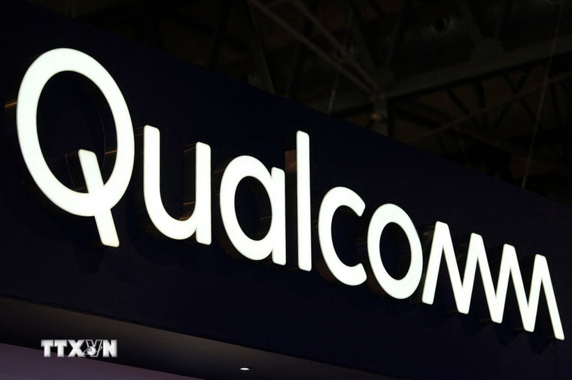 Biểu tượng Qualcomm. (Ảnh: AFP/TTXVN)