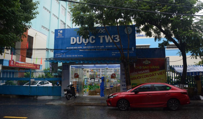 Trụ sở của Công ty Cổ phẩn Dược Trung ương 3 tại đường Ngô Gia Tự, quận Hải Châu, thành phố Đà Nẵng. (Ảnh: Văn Dũng/TTXVN)
