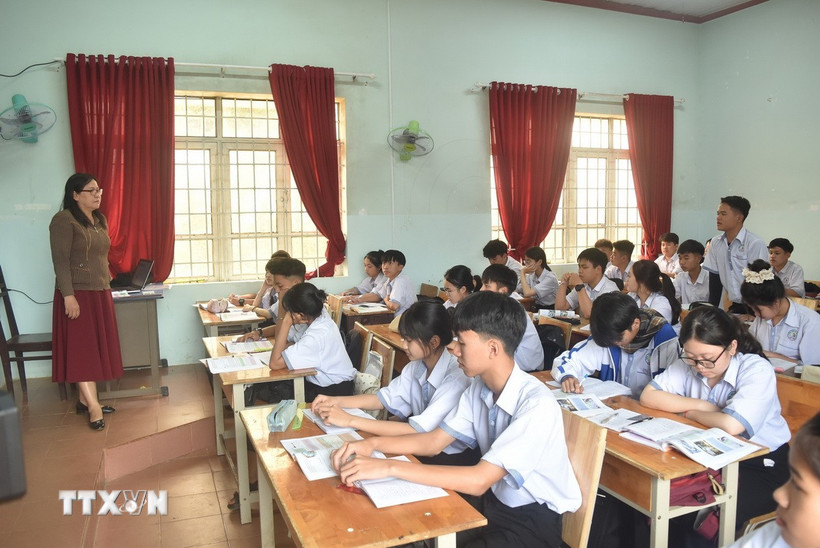 Toàn thành phố có hơn 3.500 trường học từ mầm non tới trung học phổ thông và gần 3.400 nhóm, lớp mẫu giáo độc lập tư thục. Ảnh minh họa. (Nguồn: TTXVN)
