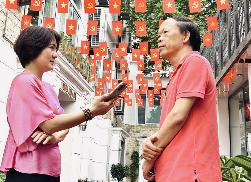 Nguyên Tổng Biên tập Báo Hải Phòng, nhà báo Lê Trọng Nghĩa cho rằng Luật Báo chí (sửa đổi) sẽ góp phần tạo điều kiện thuận lợi để báo chí Việt Nam phát triển toàn diện. (Ảnh: TTXVN phát)