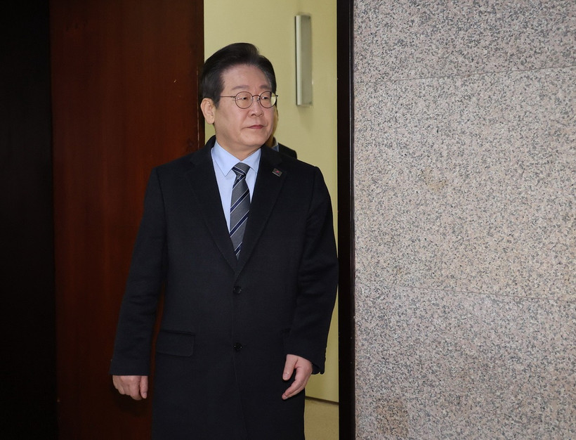 Chủ tịch đảng Dân chủ (DP) đối lập của Hàn Quốc Lee Jae Myung. (Ảnh: Yonhap/TTXVN)