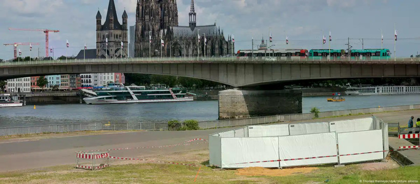 Khu vực phát hiện bom. (Nguồn: PA)