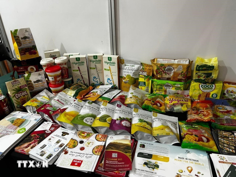 Nông sản Việt Nam nhận được sự quan tâm đặc biệt từ các nhà nhập khẩu Chile. Ảnh: TTXVN phát