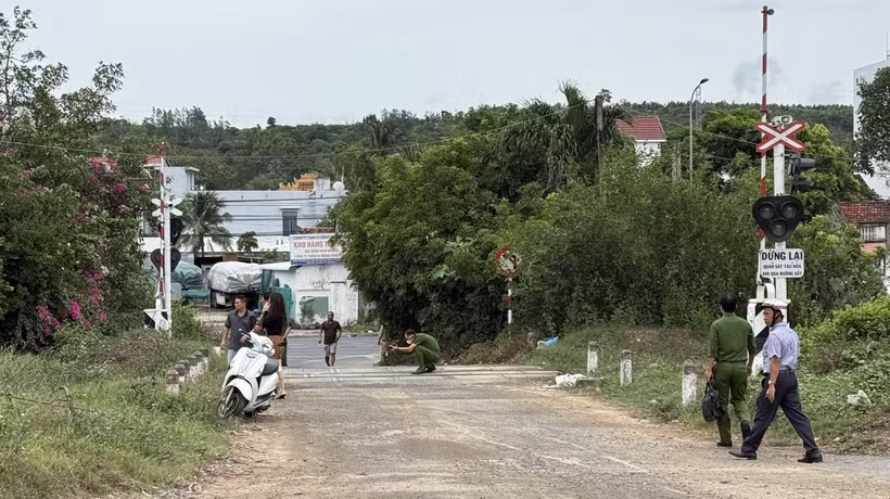 Hiện trường vụ tai nạn. (Ảnh: Tường Quân/TTXVN)