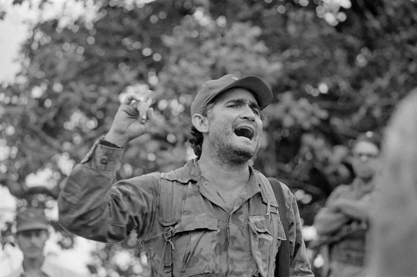 Ông Edén Pastora - cựu lãnh đạo du kích quân Sandino có biệt danh "Comandante Cero - Chỉ huy số 0." (Nguồn: Getty Images)