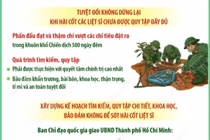 Đẩy mạnh tìm kiếm, quy tập hài cốt liệt sỹ tại Thành phố Hồ Chí Minh