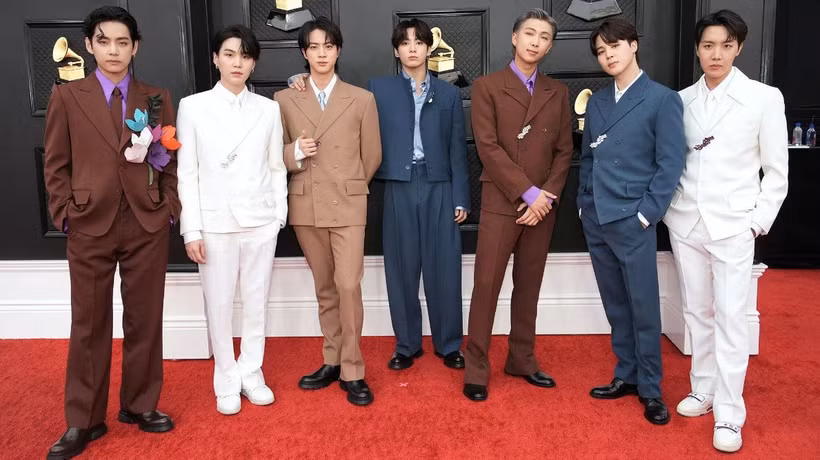 Nhóm nhạc BTS. (Ảnh: Getty images)