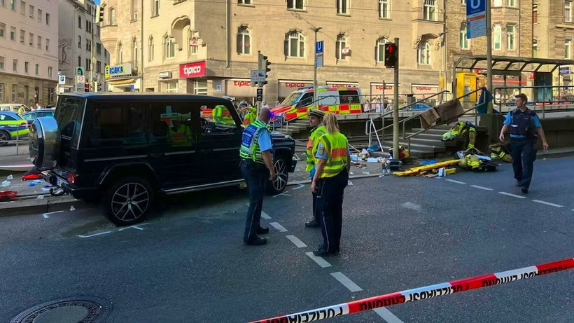 Hiện trường vụ việc. (Ảnh: DPA)