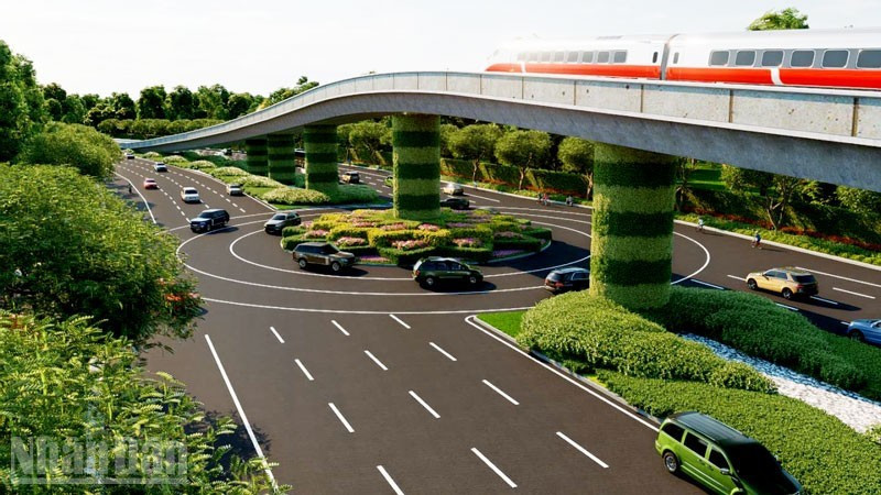 Mô phỏng dự án Tuyến tàu điện đô thị (tàu điện nhẹ - LRT) nối sân bay Phú Quốc tới Trung tâm Hội nghị APEC.