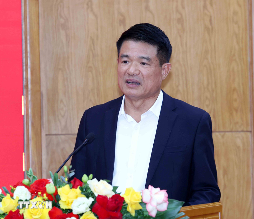 Đồng chí Nguyễn Huy Tiến, Viện trưởng Viện Kiểm sát nhân dân tối cao. (Ảnh: Phương Hoa/TTXVN)