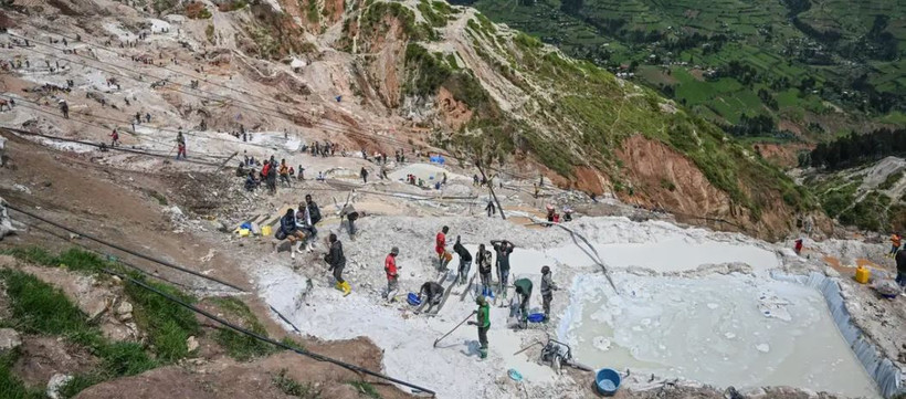 Một khu khai thác khoáng sản. (Ảnh minh họa. Nguồn: AP)