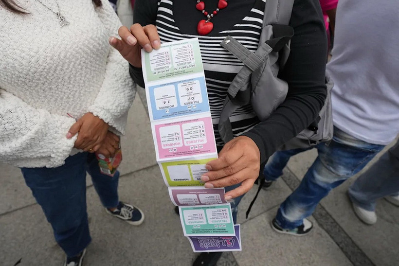 INE cho biết cơ quan này đã bố trí 83.997 điểm bỏ phiếu trên toàn quốc. (Ảnh: AP)