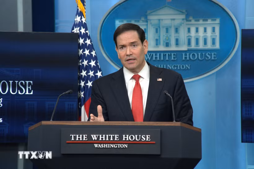 Ngoại trưởng Mỹ Marco Rubio. (Ảnh: THX/TTXVN)