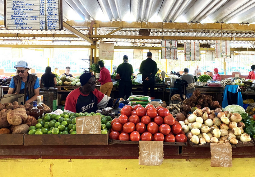 Chợ nông sản ở La Habana, Cuba. (Ảnh: Ngọc Duy/TTXVN)