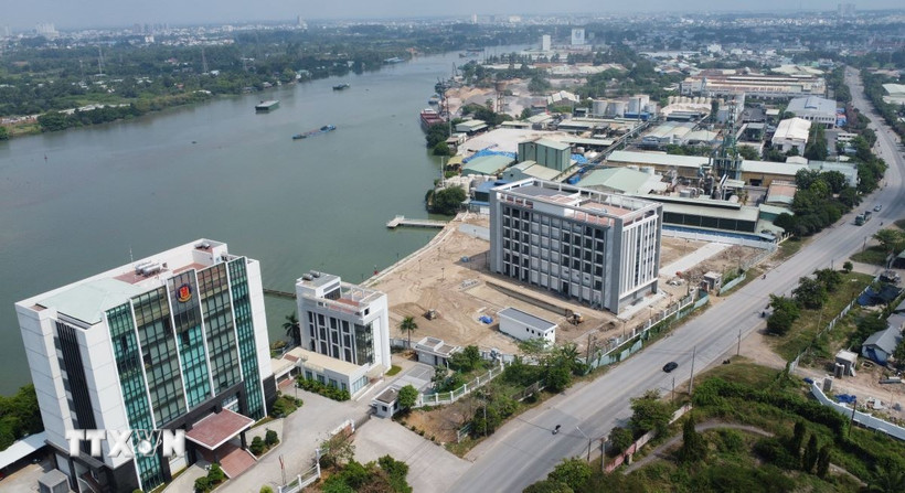 Trụ sở cơ quan Nhà nước mới được xây dựng tại Khu công nghiệp Biên Hòa 1, tỉnh Đồng Nai. (Ảnh: Công Phong/TTXVN)