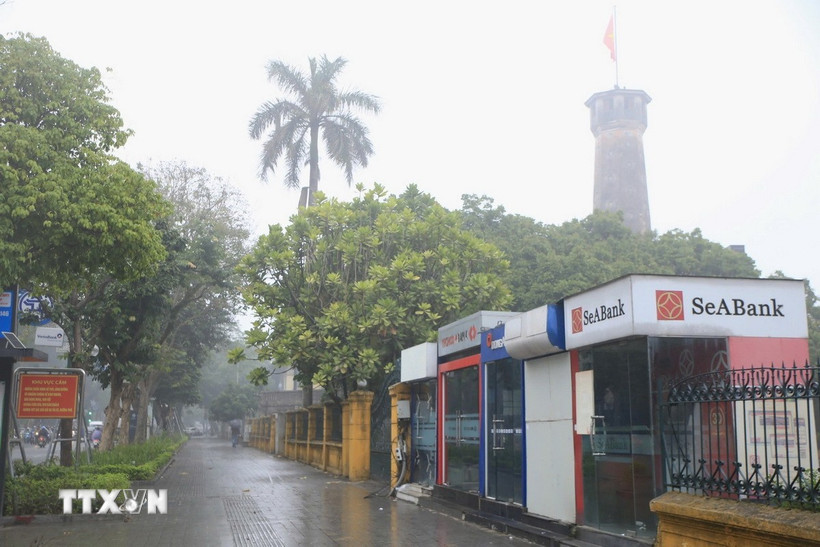 Không khí của Hà Nội ở mức không tốt cho các nhóm nhạy cảm. (Ảnh: Nguyễn Hoa/TTXVN phát)