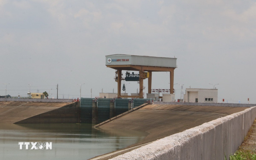 Nhà máy thủy điện Trị An hiện hữu tại xã Trị An, tỉnh Đồng Nai. (Ảnh: Công Phong/TTXVN)