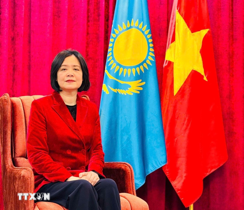 Đại sứ Việt Nam tại Kazakhstan Phạm Thái Như Mai. (Ảnh: TTXVN phát)