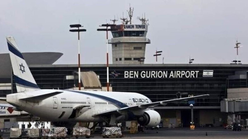 Sân bay quốc tế Ben Gurion, Israel. (Ảnh: IRNA/TTXVN)