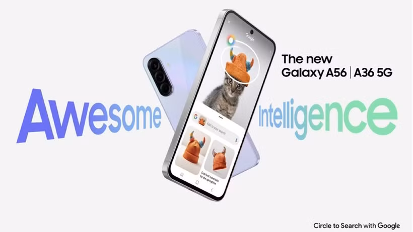 Samsung mở rộng hỗ trợ AI trên các mẫu điện thoại dòng A giá rẻ