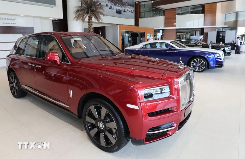 Một mẫu xe Rolls-Royce. (Ảnh: AFP/TTXVN)