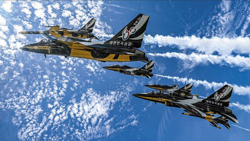 Đội bay biểu diễn Black Eagles. (Ảnh: Air Force)