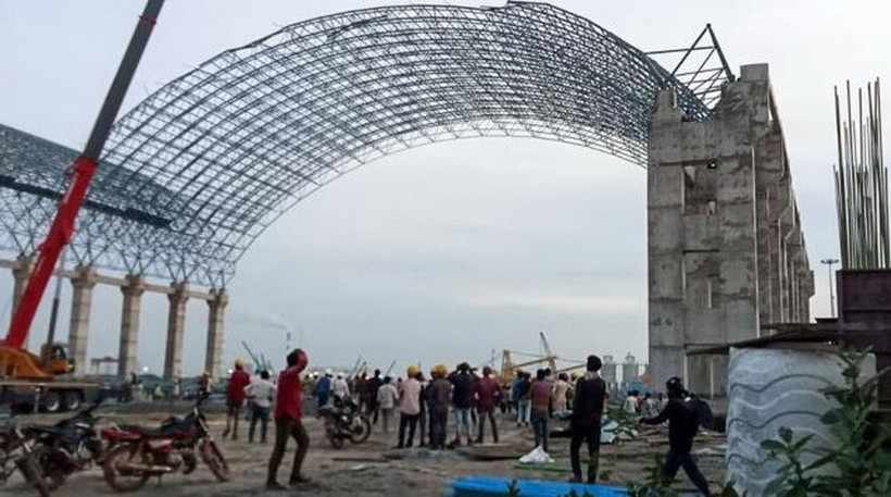 Hiện trường vụ việc. (Ảnh: ANI)