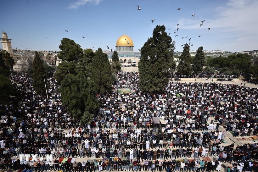 Đền thờ Hồi giáo Al-Aqsa ở Jerusalem. (Ảnh: THX/TTXVN)
