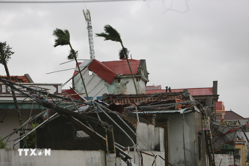 1-2 cơn bão trong tháng 10 có thể ảnh hưởng đến đất liền Việt Nam. (Ảnh: Việt Hoàng/TTXVN)