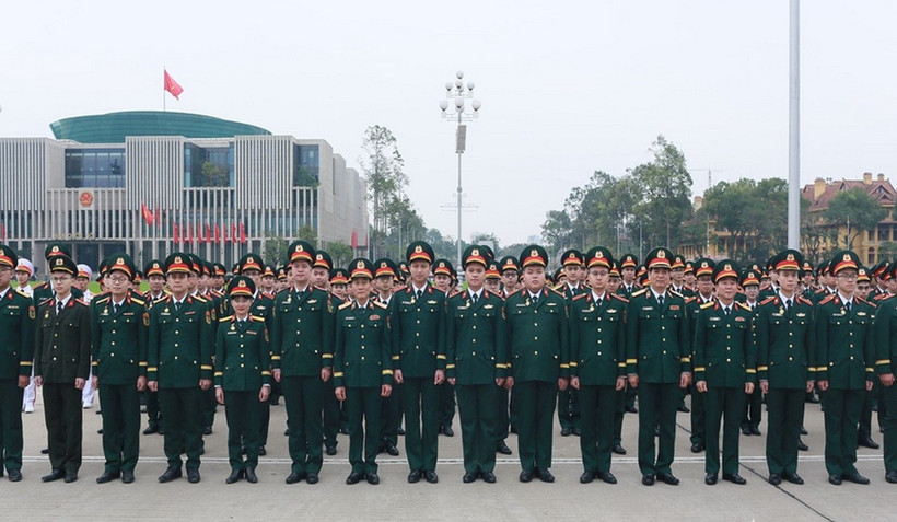 Bộ Quốc phòng lần đầu phong quân hàm thượng úy cho học viên đào tạo trong nước