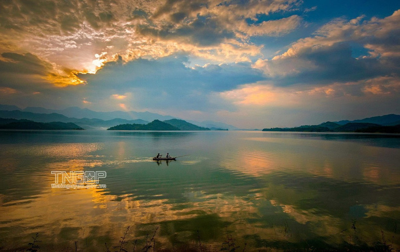 Hồ Núi Cốc. (Ảnh: Cổng Thông tin điện tử Thái Nguyên)