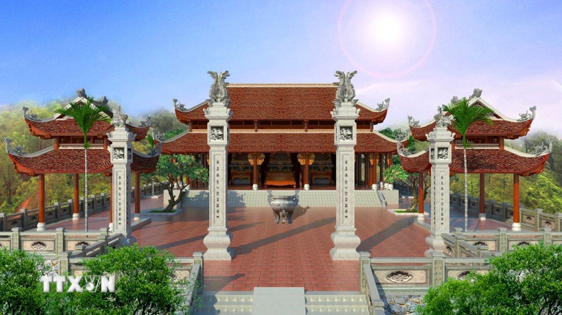 Phối cảnh Nhà tưởng niệm Chủ tịch Hồ Chí Minh. (Ảnh: TTXVN phát.)