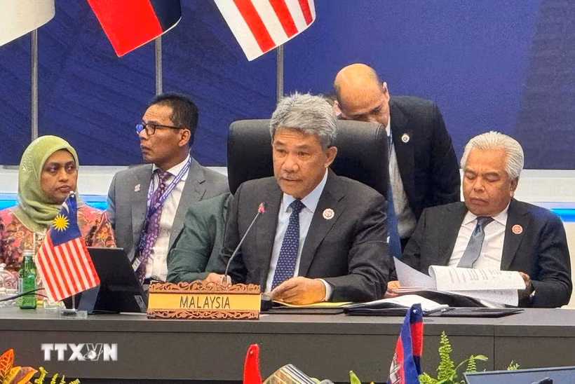 Bộ trưởng Ngoại giao Malaysia Mohamad Hasan. (Ảnh: Viên Luyến/TTXVN)